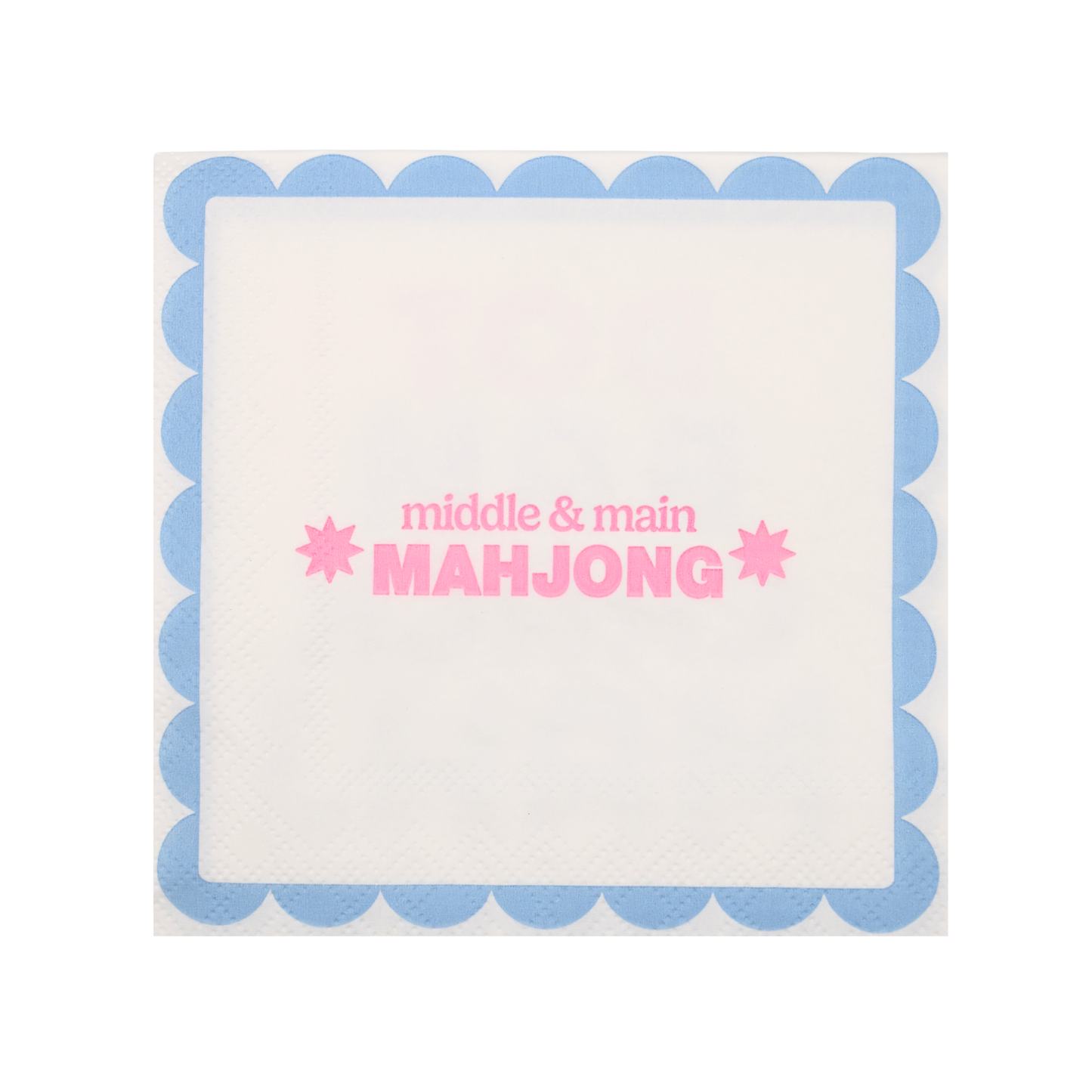 "Dot Bam Crack MAHJ" Cocktail Napkins