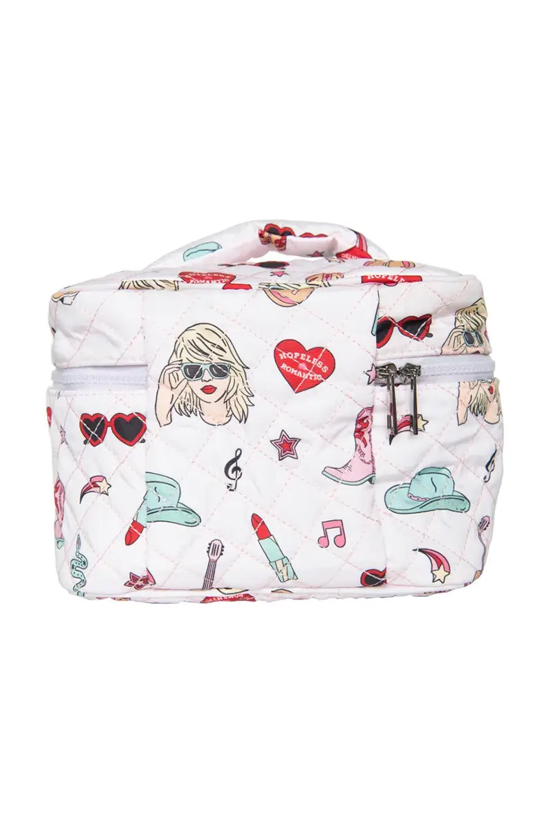 Music Girl Icons Cosmetic Make Up Bag