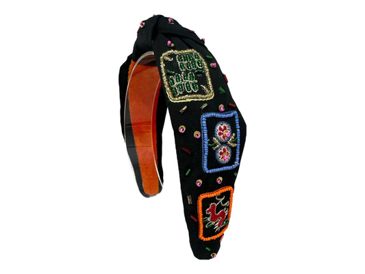 Mahjong Headband- Black