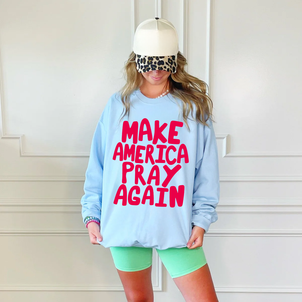 Make America Pray Puff Sweatshirt