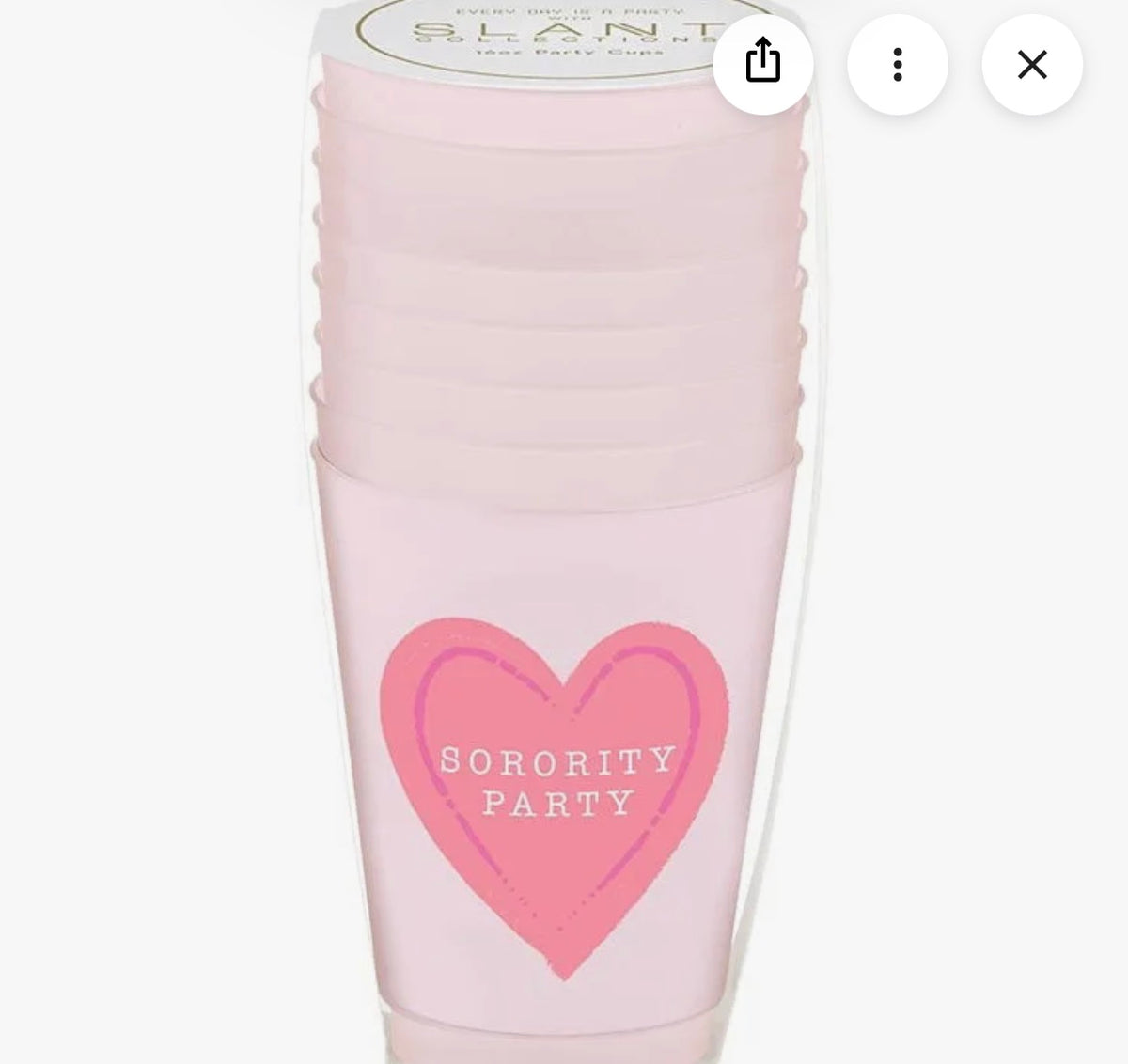 Sorority Party Cups