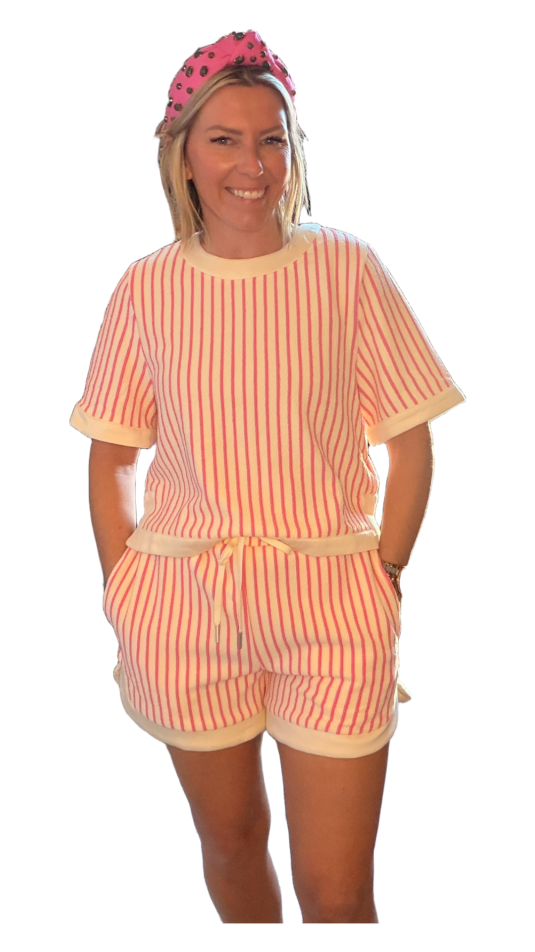 Pink Stripe Set