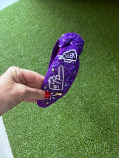 Purple Knot Headbands