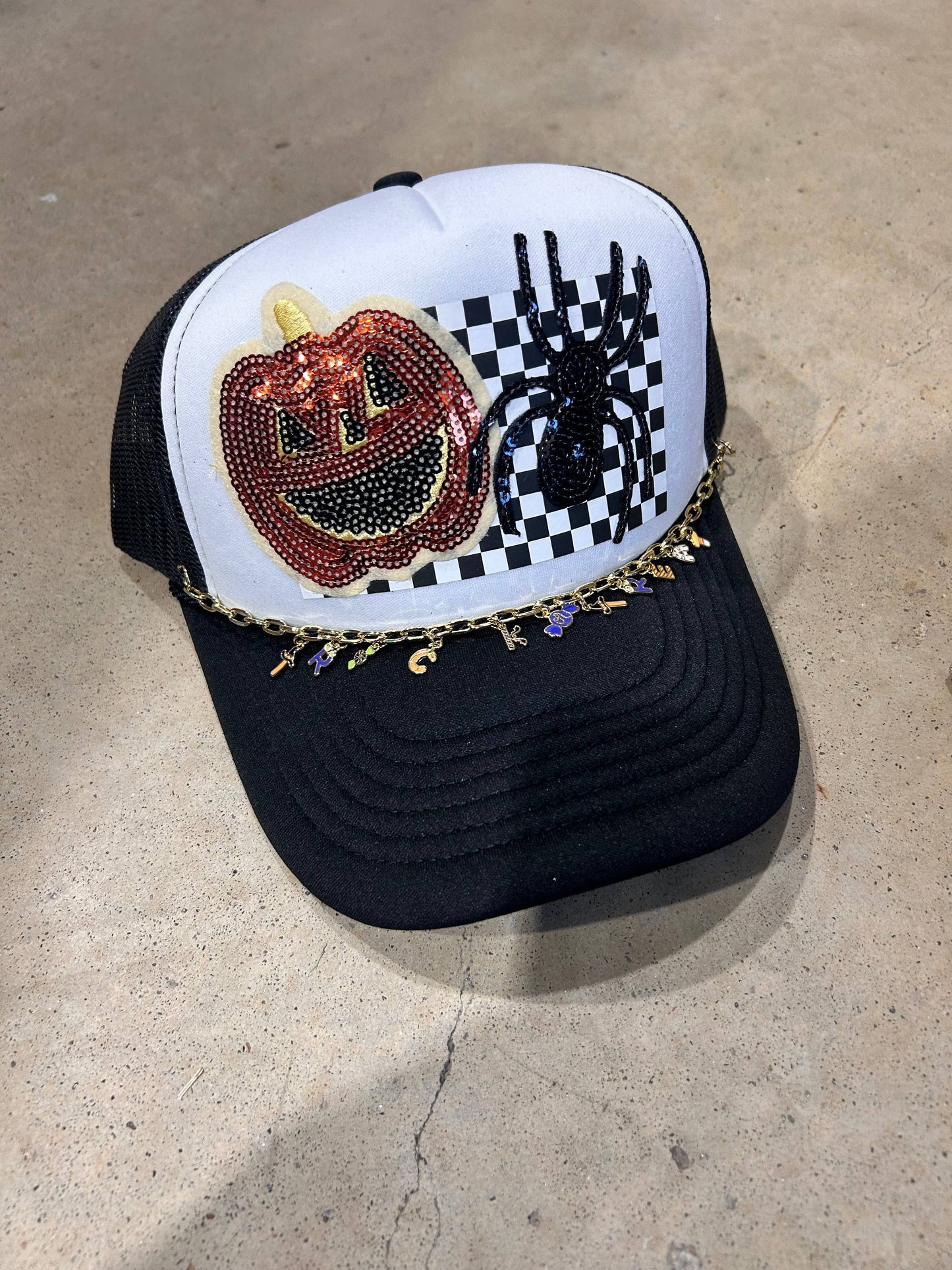 Over The Top Spooky Trucker Hat | Halloween Cap | Trending