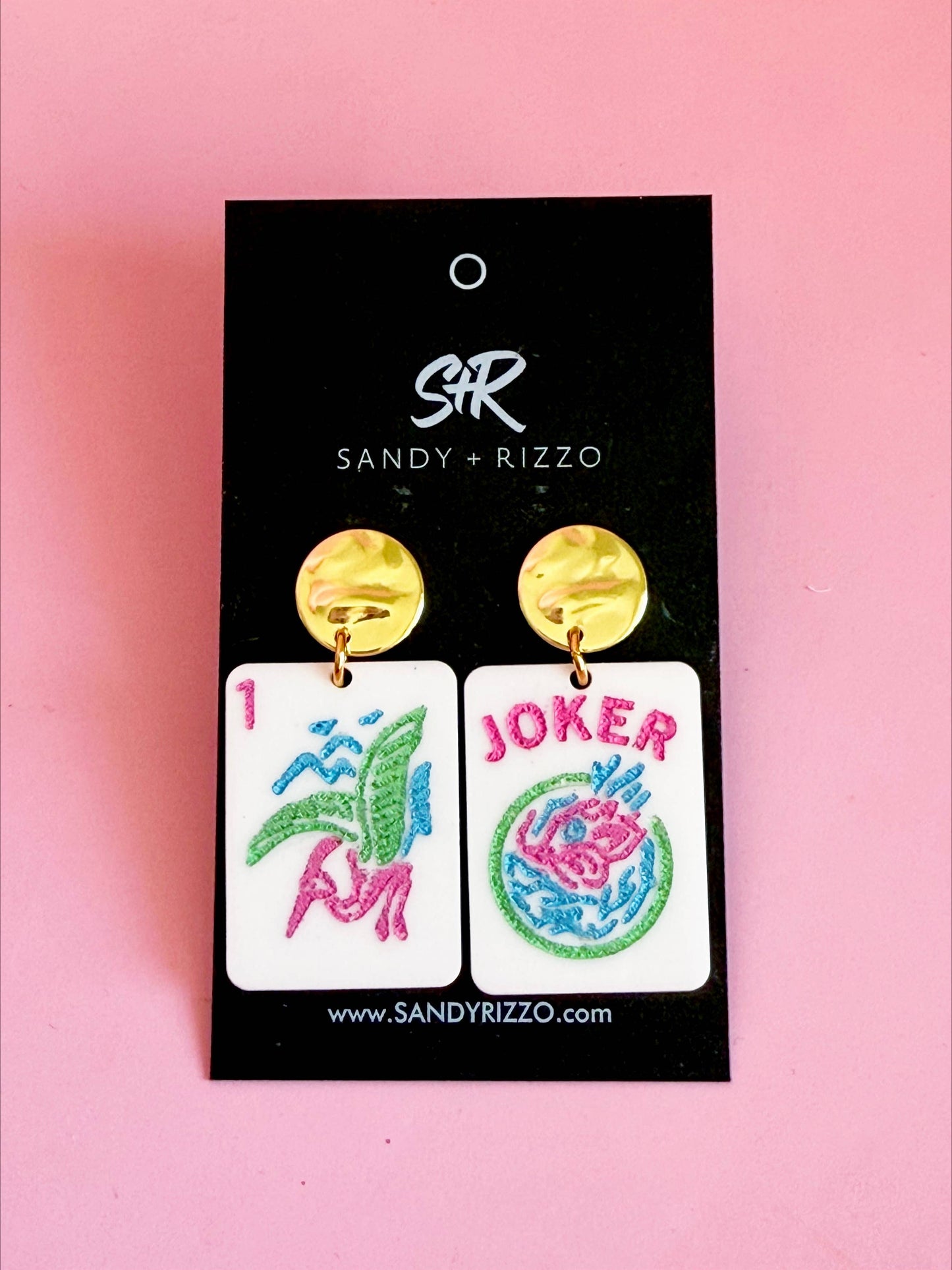 Mahjong Earrings