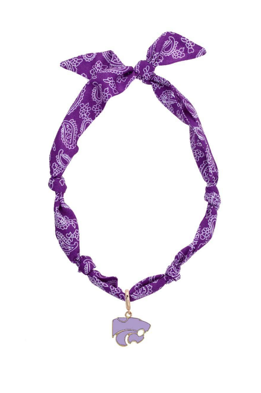 Kansas State Wildcats Logo Bandana Scarf Necklace