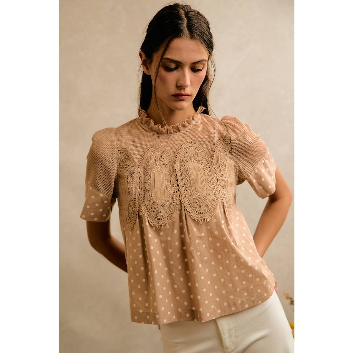 POLKA DOT TOP