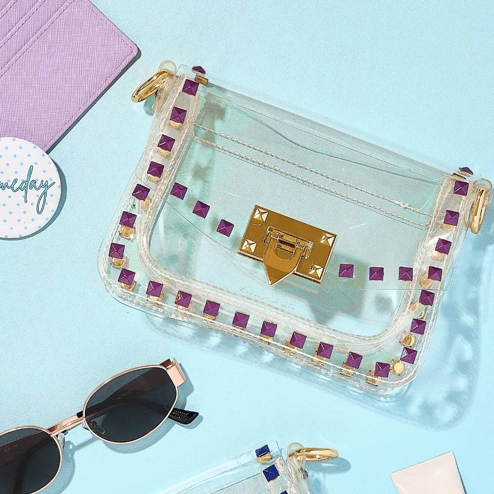 The Jackie Purple Stadium Bag