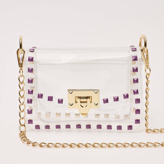 The Jackie Purple Stadium Bag