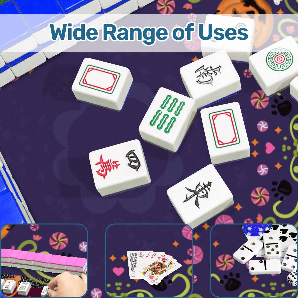 Halloween Wicked doggo Mahjong Mat 33"x33"