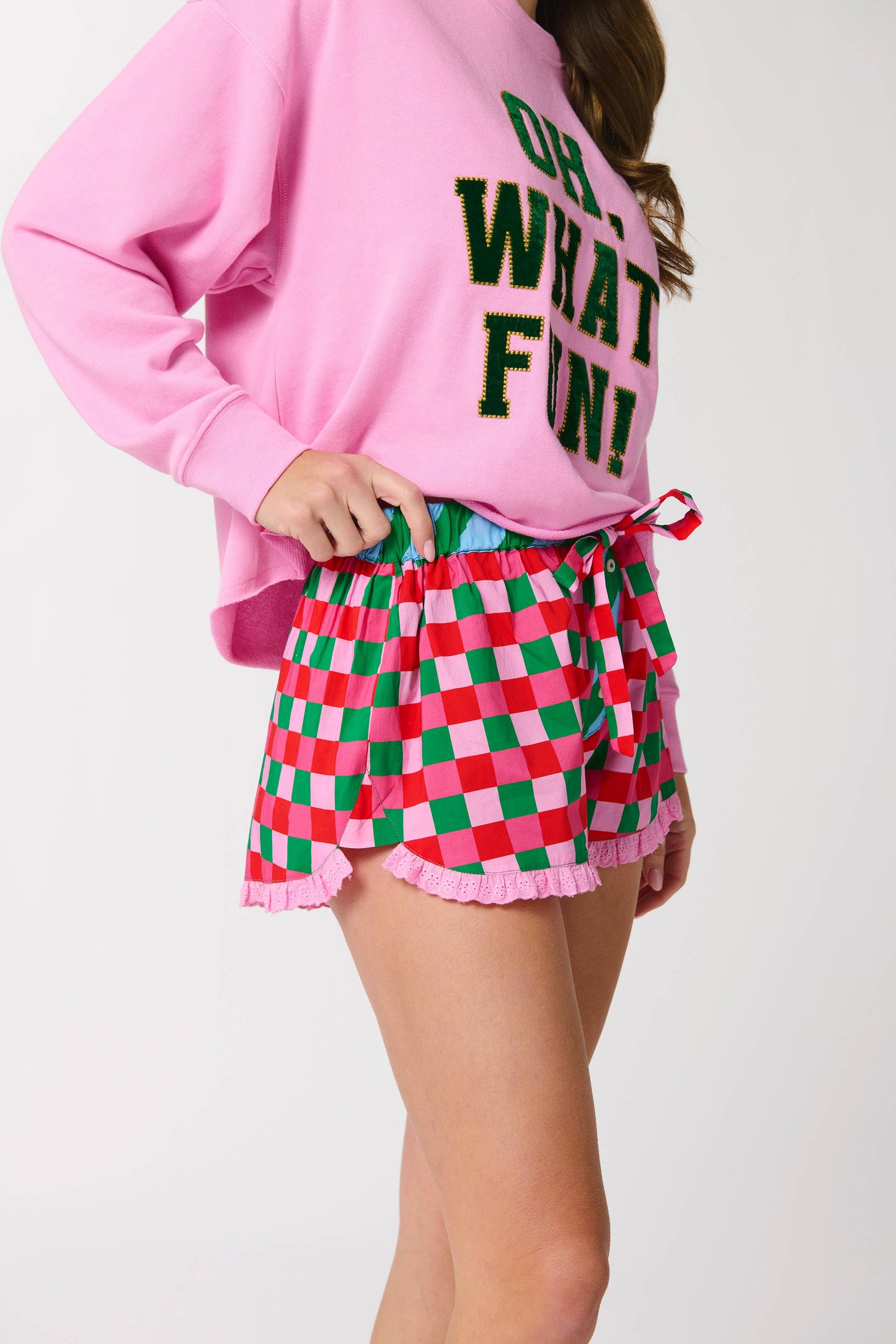 CHECKERED BOXER SHORTS