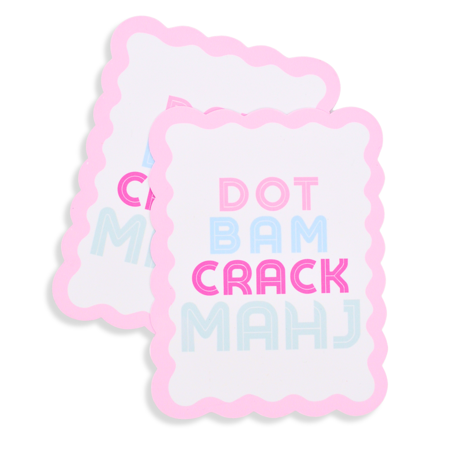 Dot Bam Crack Mahj Shufflers Pair