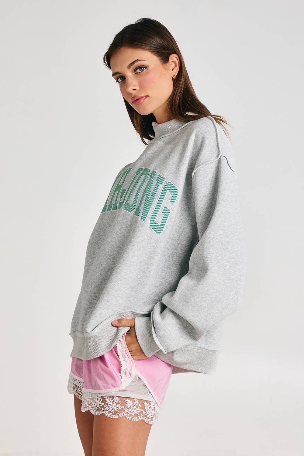 Mahjong Embroidery Sweatshirt