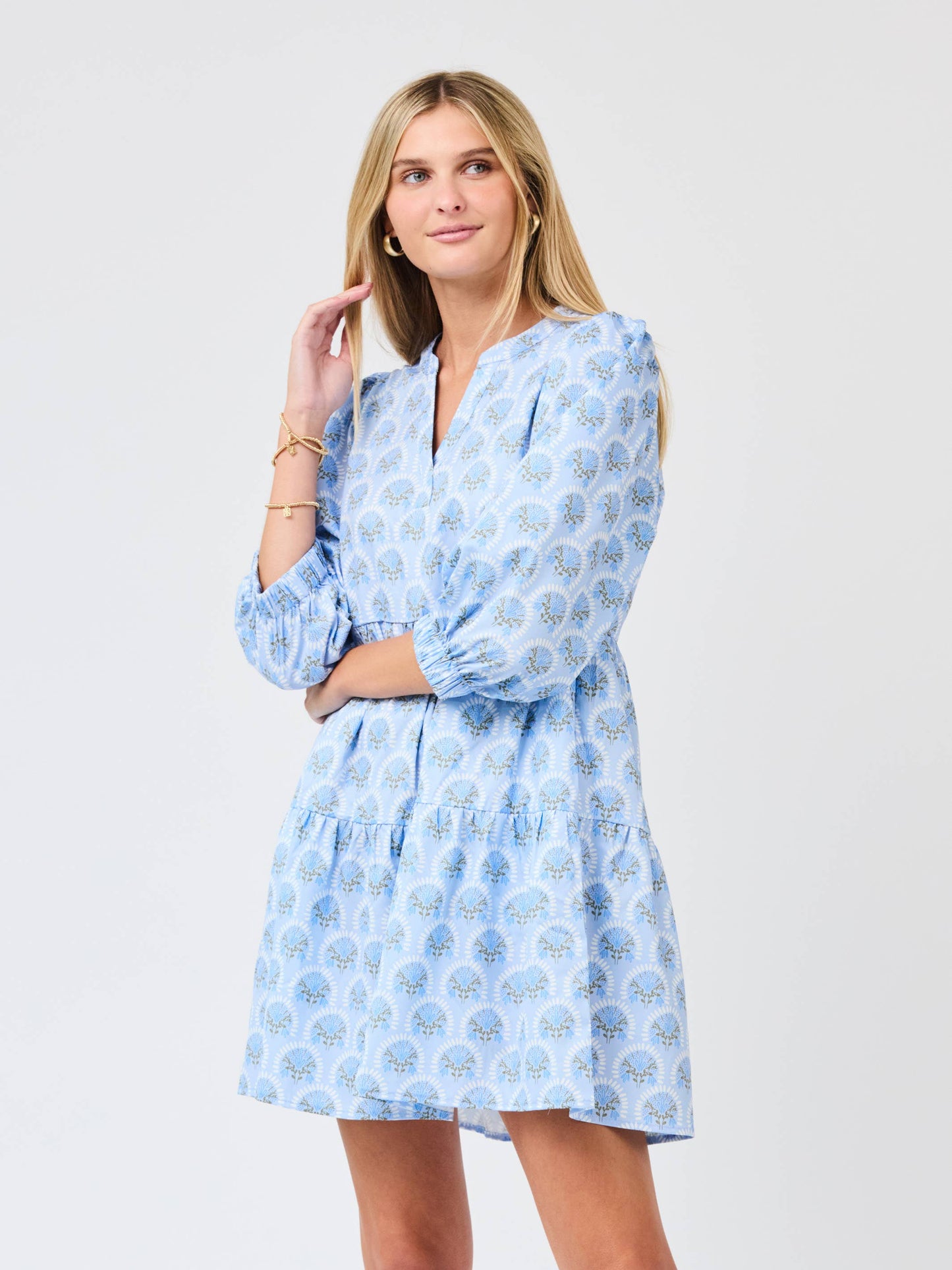 Cooper Dress Botanica Blooms Blue