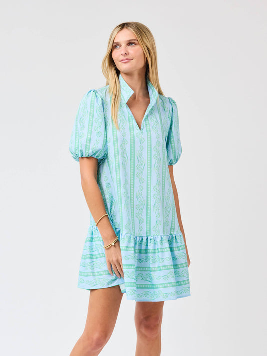 Nancy Dress | Garden Lace Green