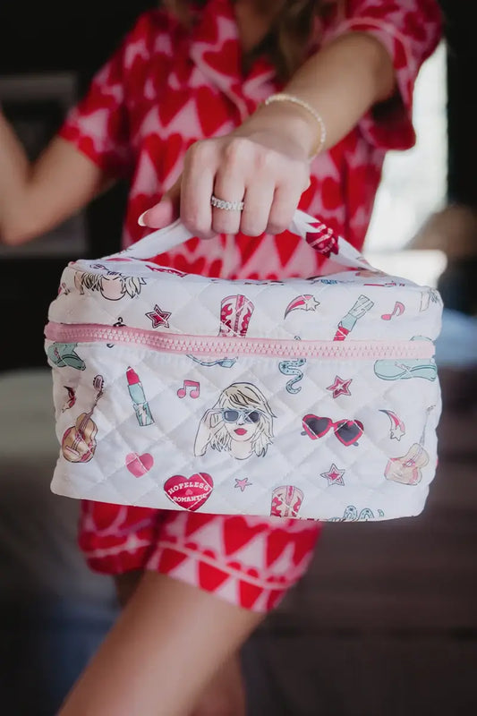 Music Girl Icons Cosmetic Make Up Bag