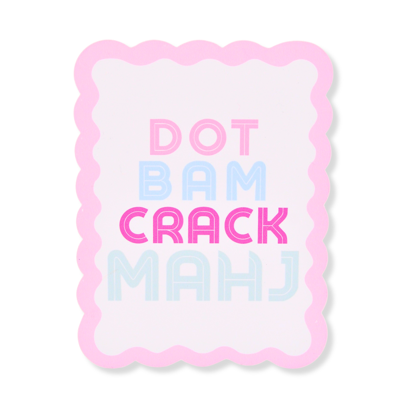 Dot Bam Crack Mahj Shufflers Pair