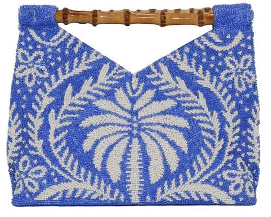 Dk Ink cut-out bamboo handle bag