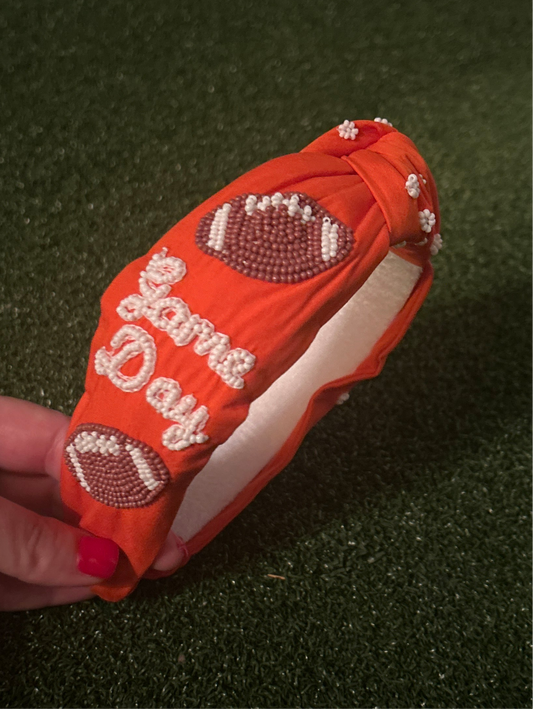 Orange Game Day Headband