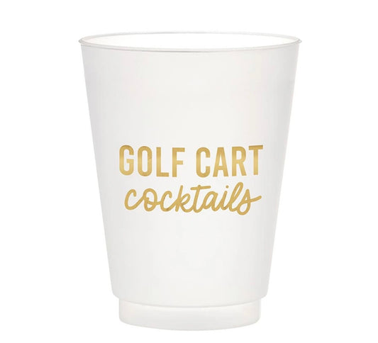 Golf Cart Cocktails Cup Pack