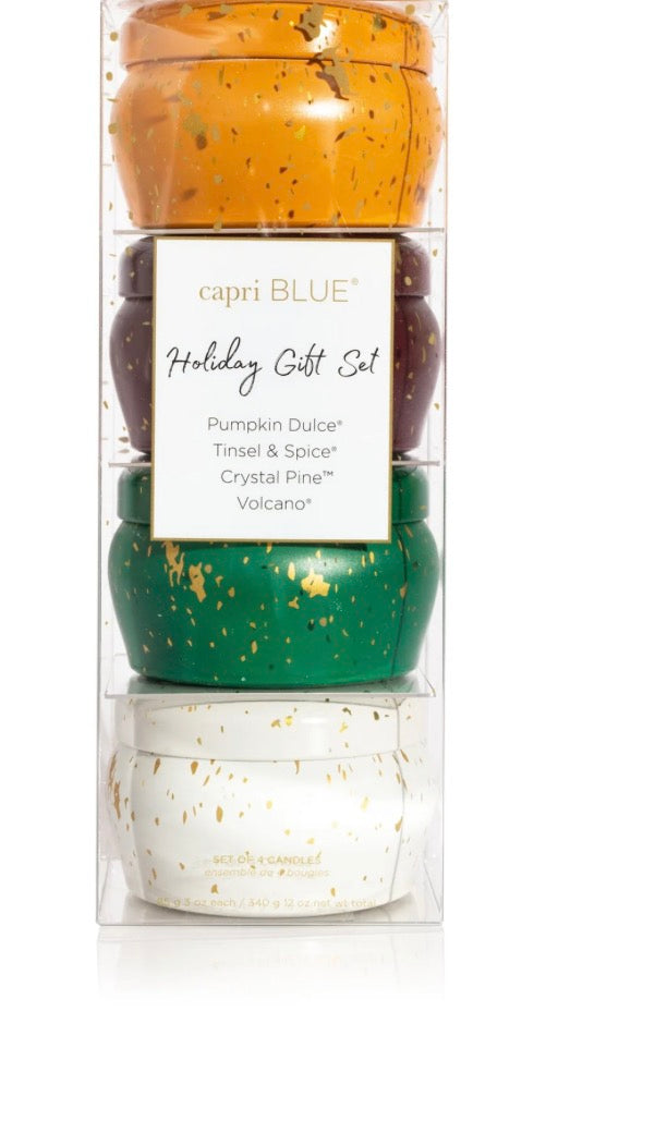 Fall Candle Capri Blue Gift set