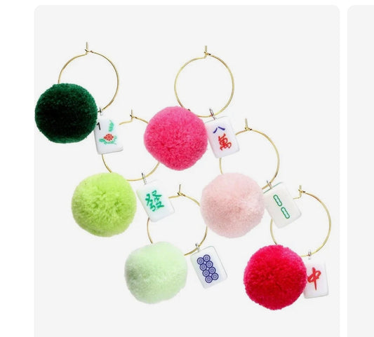 Mahjong Wine Charms