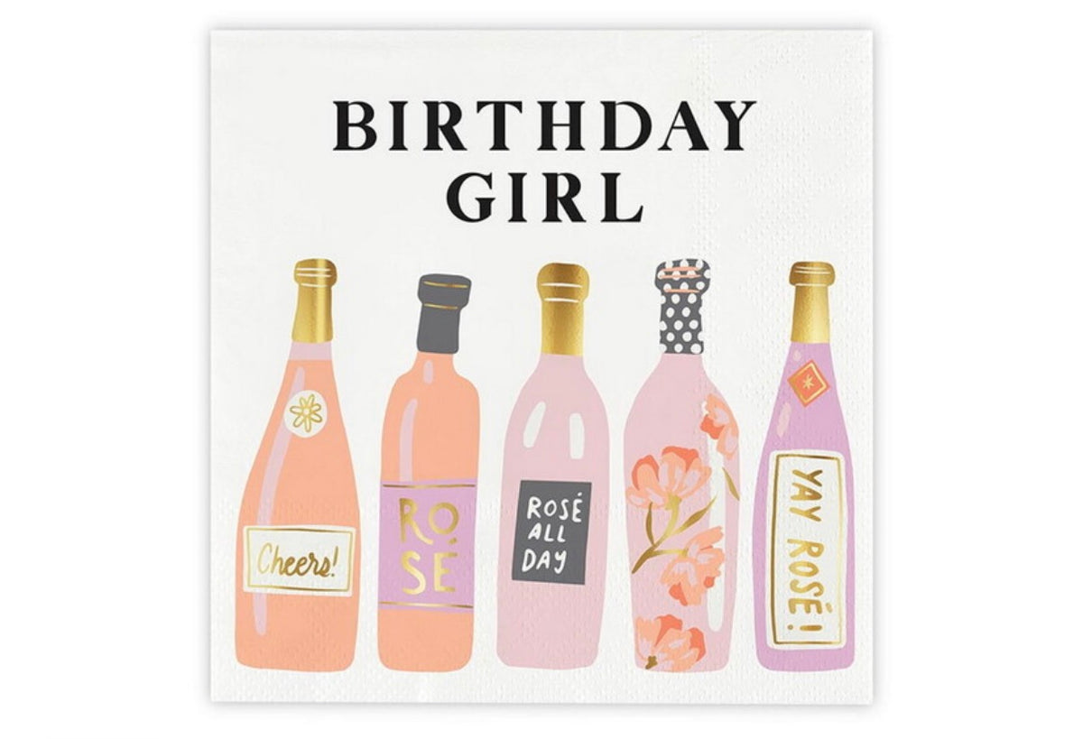 Cocktail Napkins, Golf, Mahjong and Birthday themed