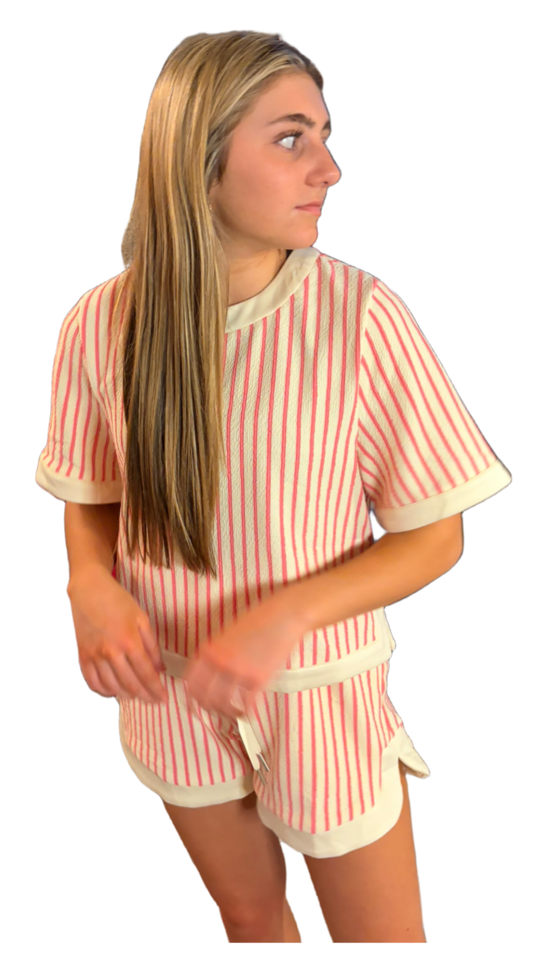 Pink Stripe Set