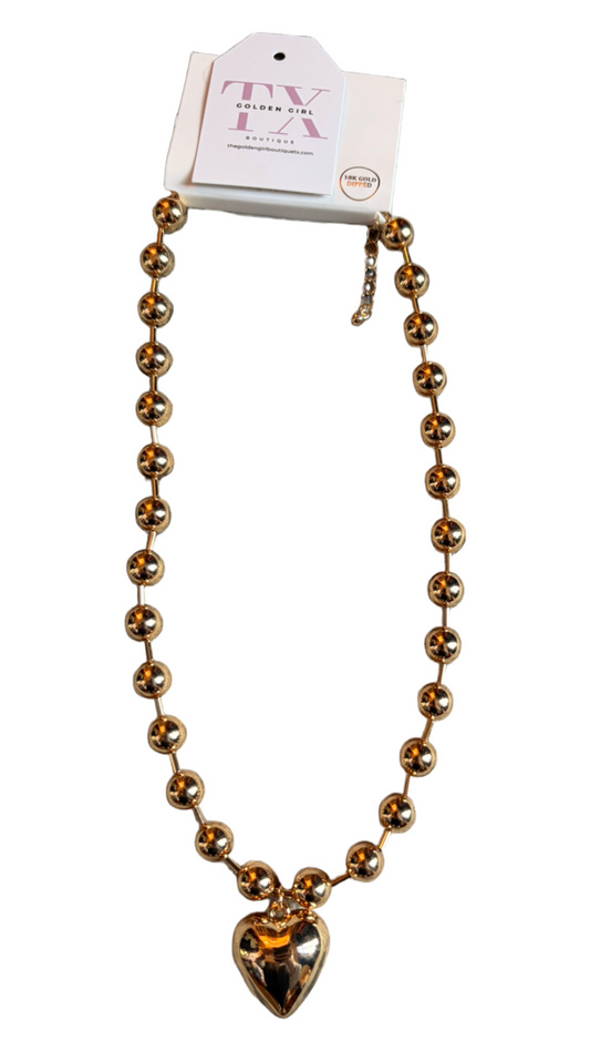 Gold Heart Necklace