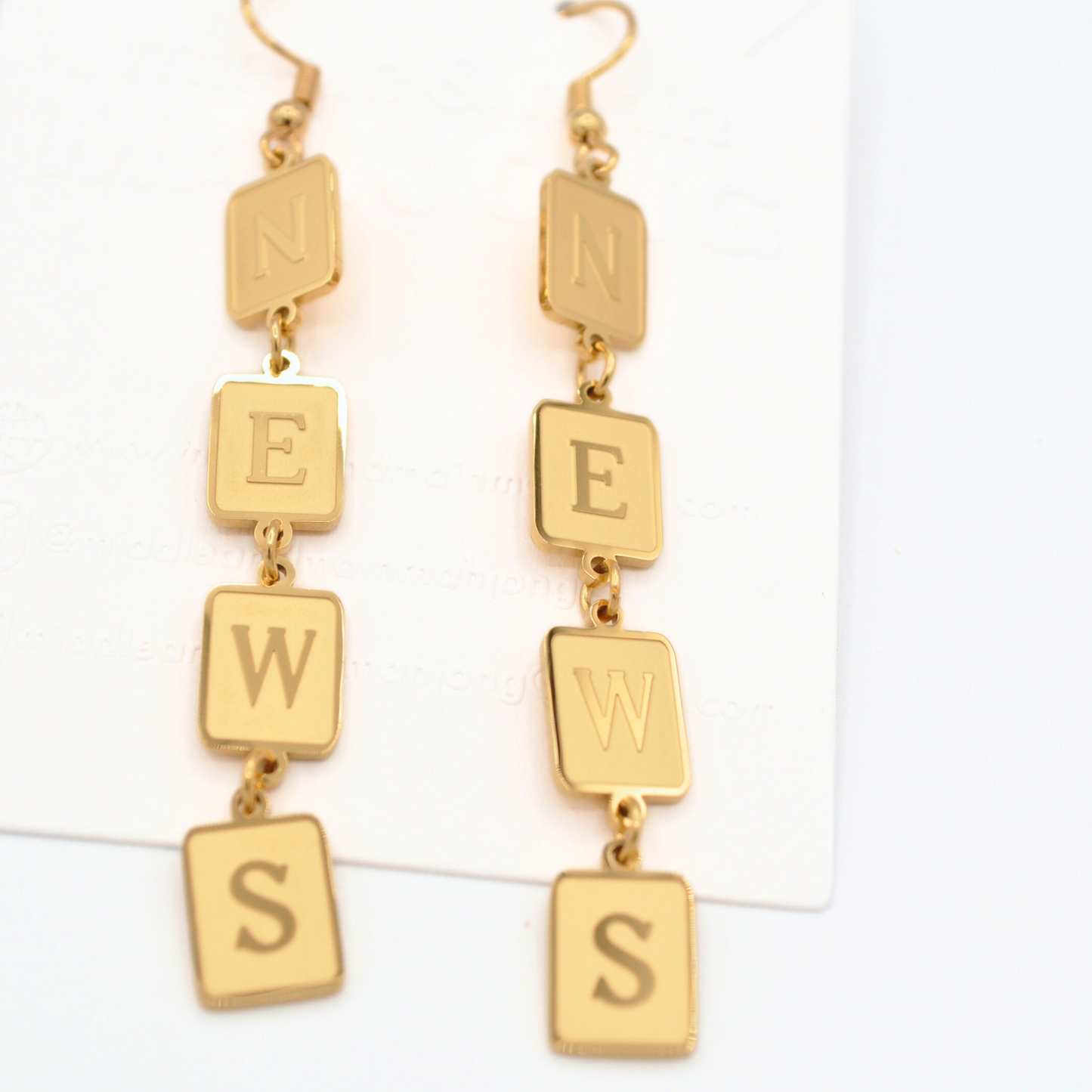 Mahjong Wind Earrings