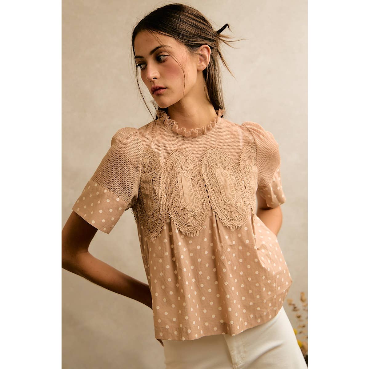 POLKA DOT TOP