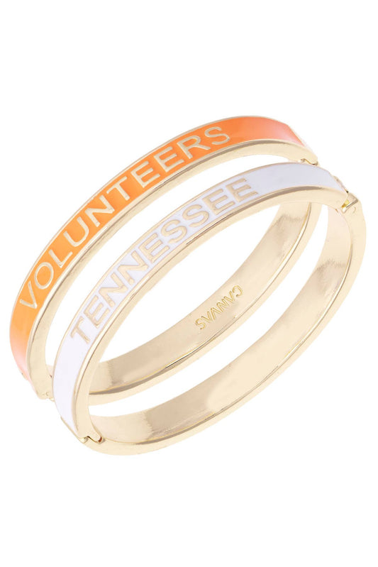Tennessee Vols Skinny Enamel Hinge Bangle