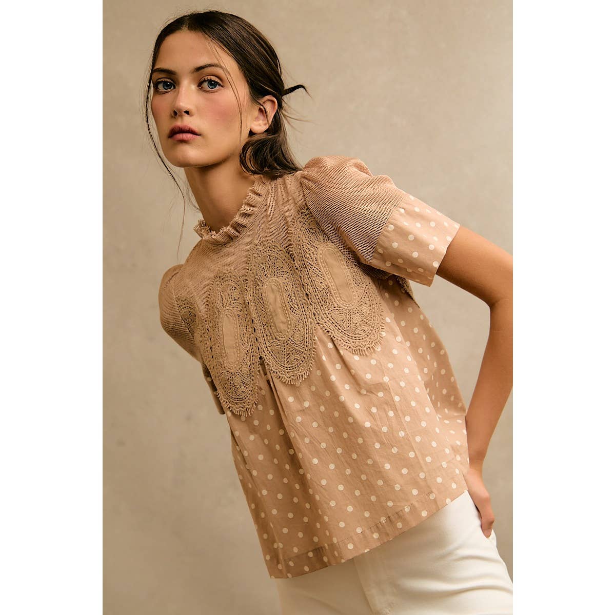 POLKA DOT TOP