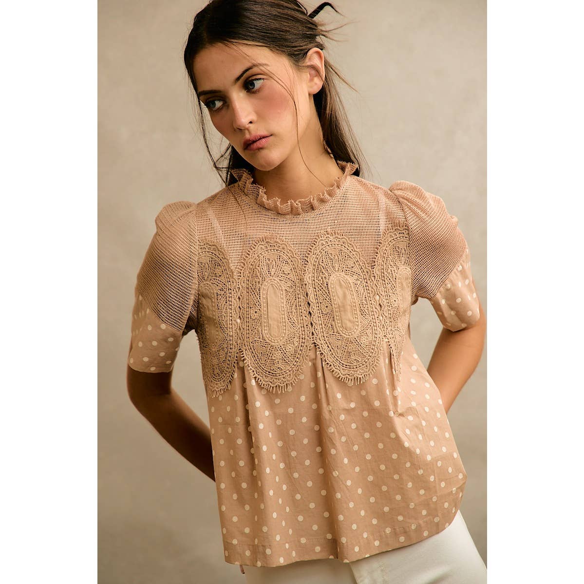 POLKA DOT TOP