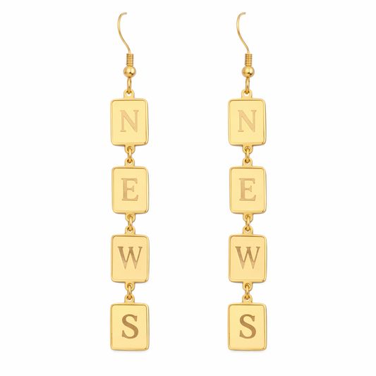 Mahjong Wind Earrings